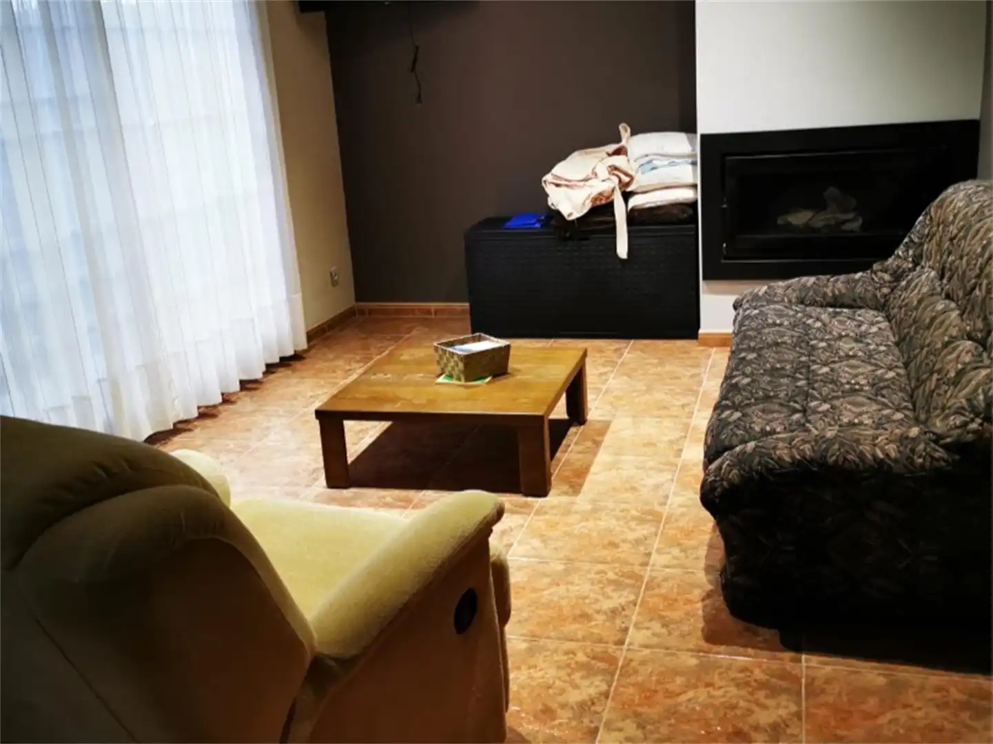 Sala d'estar de Casa adosada en venda en Masdenverge amb Aire condicionat, Calefacció i Terrassa
