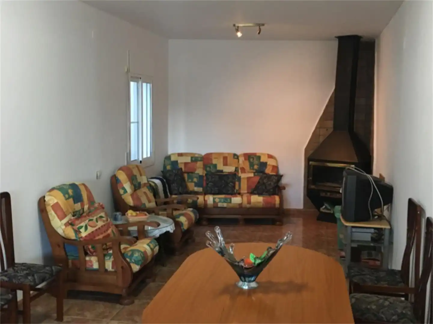 Sala d'estar de Casa adosada en venda en Masdenverge amb Aire condicionat, Calefacció i Terrassa