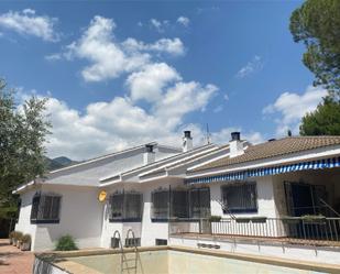 Exterior view of House or chalet for sale in Muro de Alcoy  with Terrace, Swimming Pool and Balcony