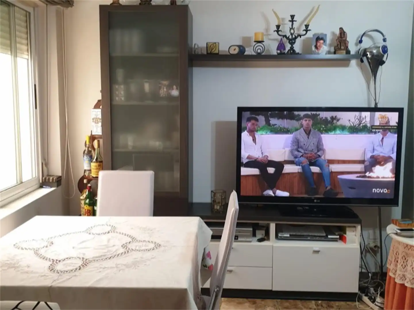 Casa adosada en venta en Calle de San José, 5, La Font d'en Carròs Sala de estar de Casa adosada en venta en La Font d'en Carròs con Aire acondicionado, Terraza y Balcón