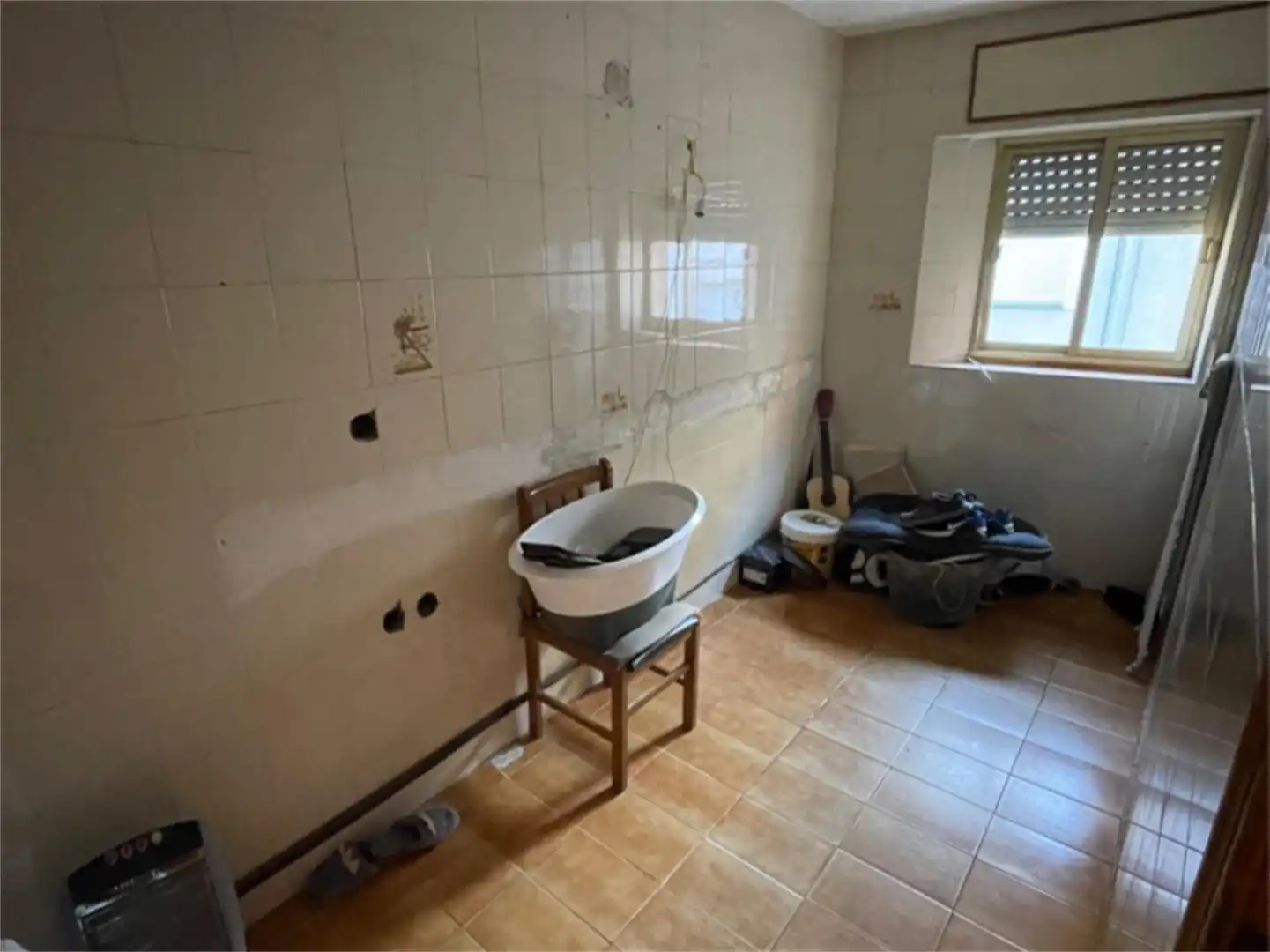 Badezimmer von Wohnung zum Verkauf in Sant Carles de la Ràpita mit Klimaanlage, Terrasse und Balkon