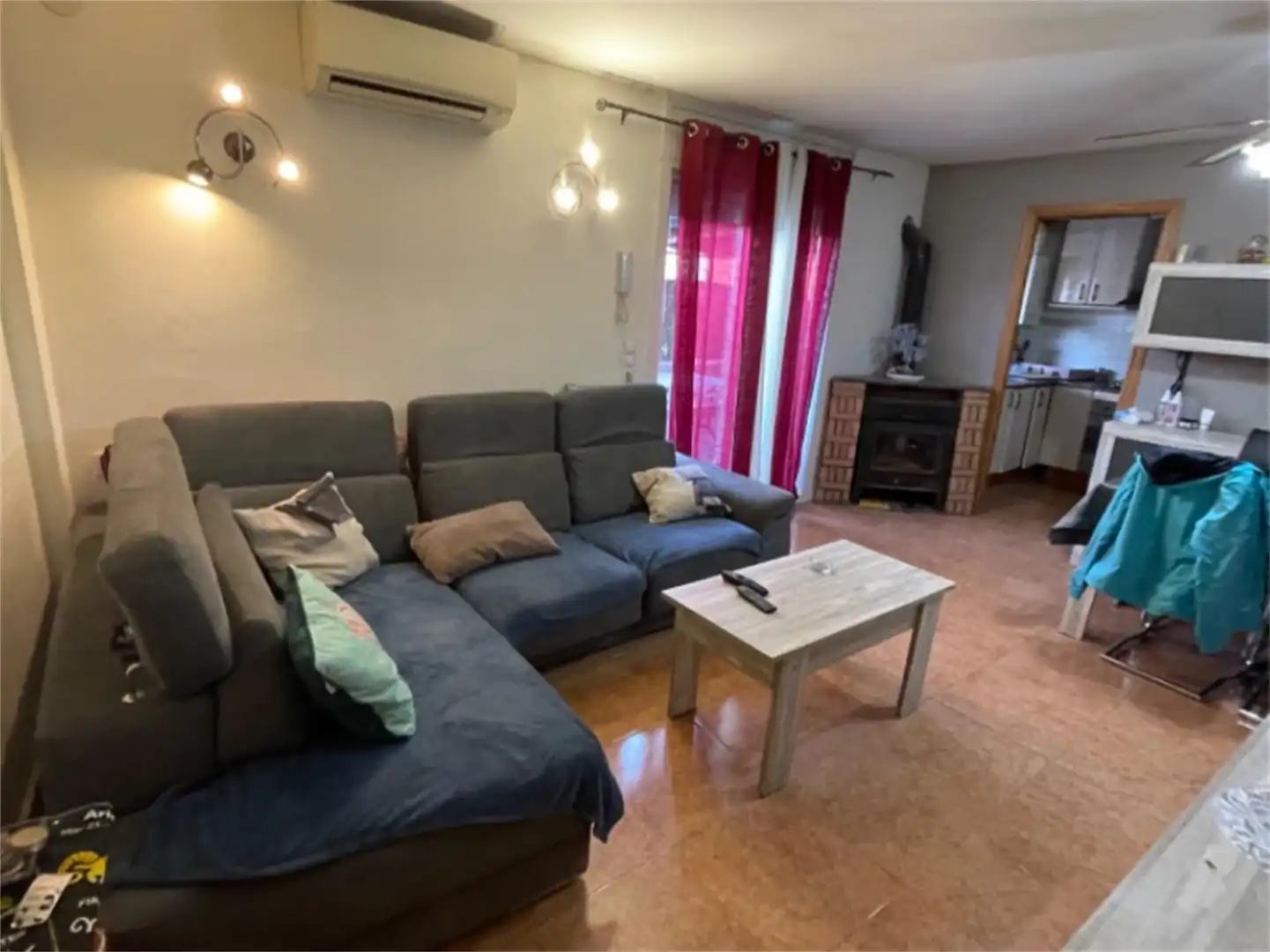 Wohnzimmer von Wohnung zum Verkauf in Sant Carles de la Ràpita mit Klimaanlage, Terrasse und Balkon