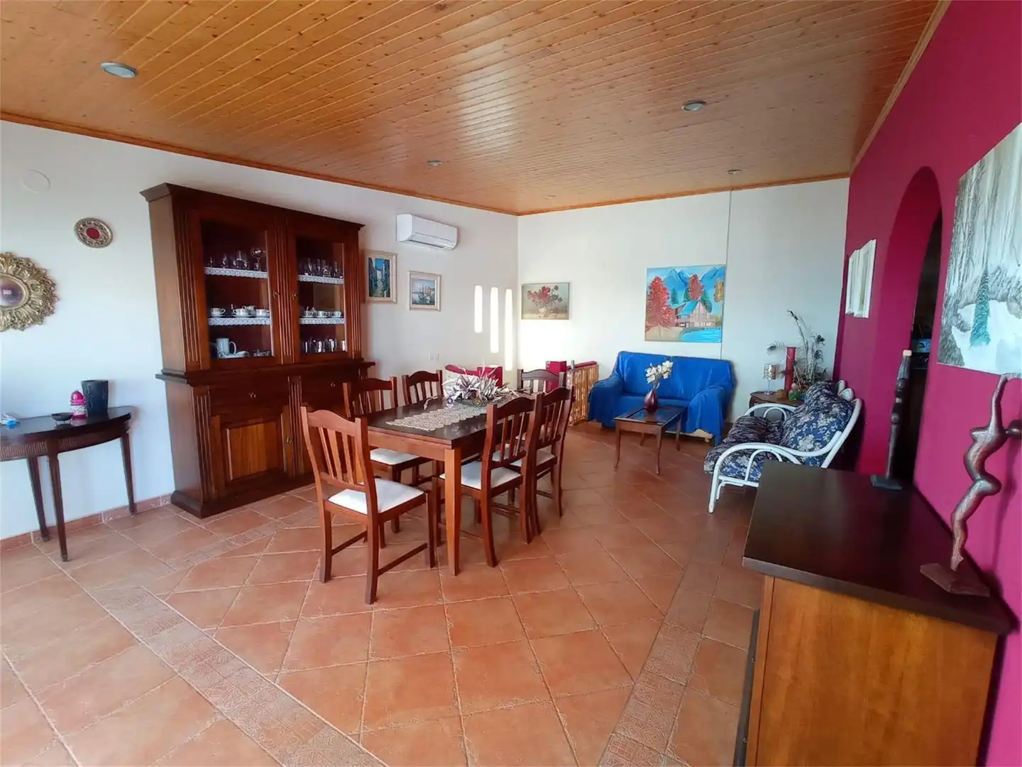 Menjador de Casa o xalet en venda en Oropesa del Mar / Orpesa amb Aire condicionat, Calefacció i Jardí privat