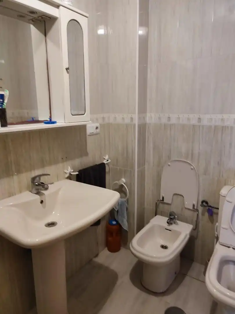 Flat for sale in Calle Mulhacén, 34, El Parador de las Hortichuelas Bathroom of Flat for sale in Roquetas de Mar with Air Conditioner