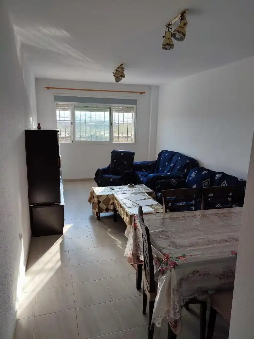 Flat for sale in Calle Mulhacén, 34, El Parador de las Hortichuelas Living room of Flat for sale in Roquetas de Mar with Air Conditioner