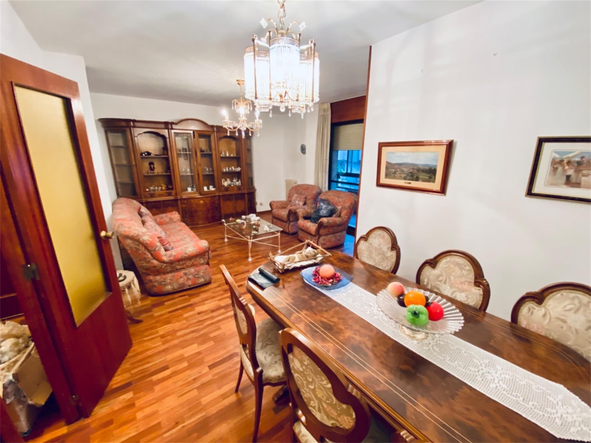 Living room of Flat for sale in Aranda de Duero  with Terrace and Balcony