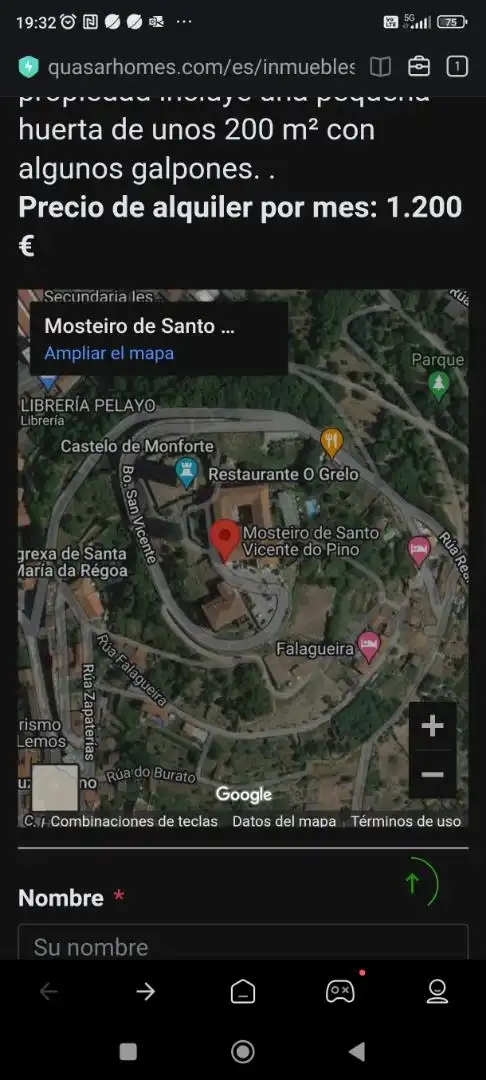 Geschaftsraum zur Miete in Rúa Falagueira, 18, Monforte de Lemos Außenansicht von Geschaftsraum zur Miete in Monforte de Lemos mit Heizung