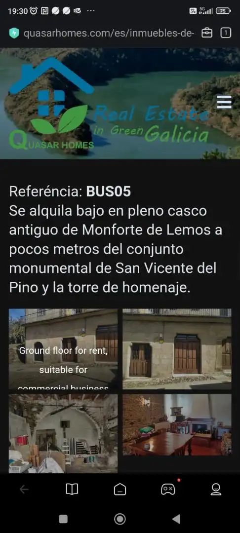 Geschaftsraum zur Miete in Rúa Falagueira, 18, Monforte de Lemos Außenansicht von Geschaftsraum zur Miete in Monforte de Lemos mit Heizung