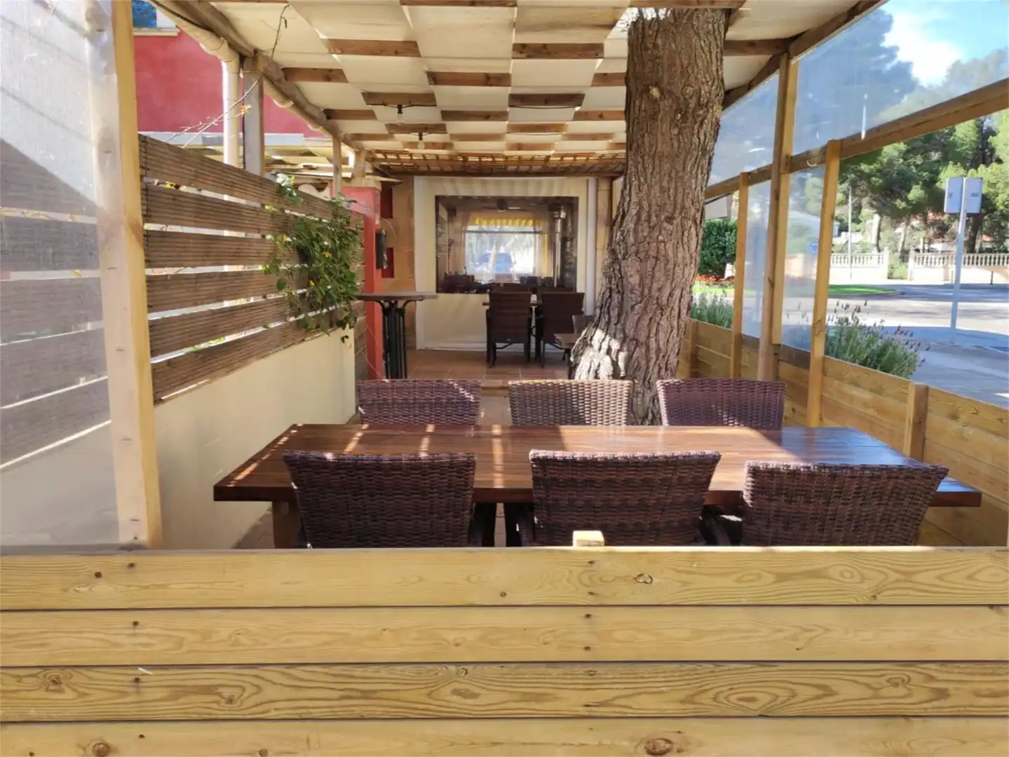 Erdgeschoss zum Verkauf in El Toro Terrasse von Erdgeschoss zum Verkauf in Calvià mit Klimaanlage, Heizung und Privatgarten
