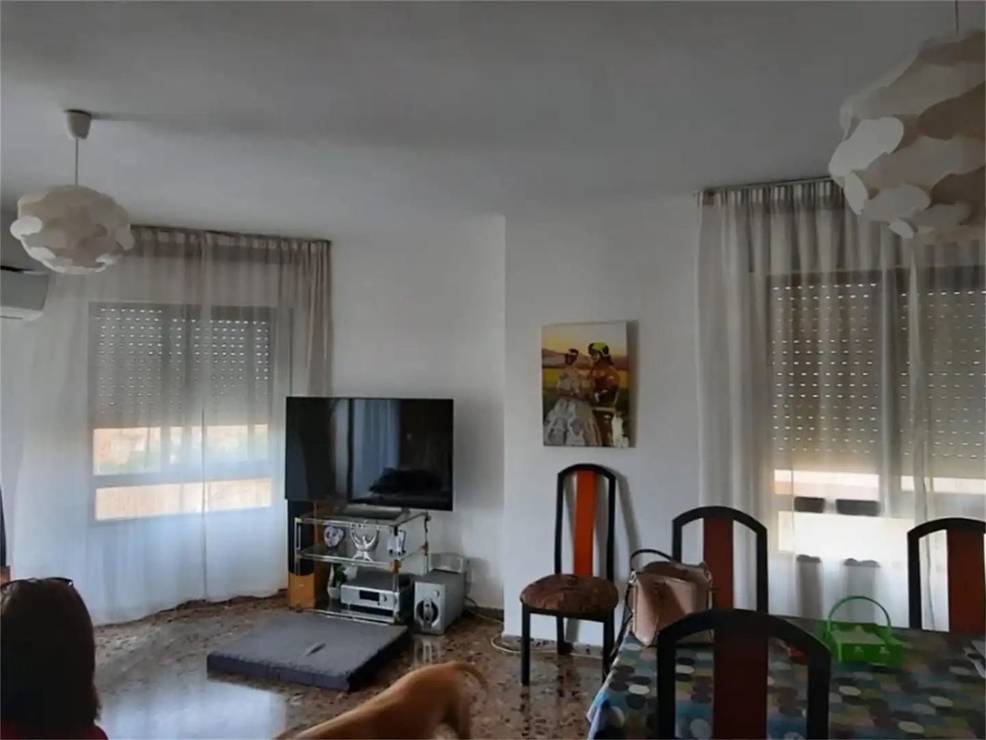 Sala d'estar de Pis en venda en Oliva amb Aire condicionat, Moblat i Balcó