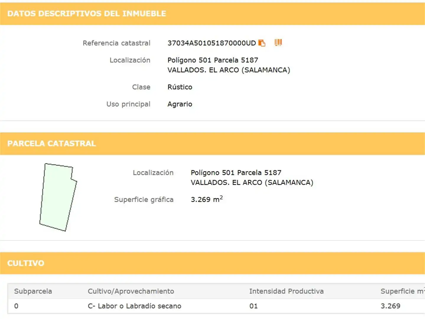 Terreno en venta en El Arco Terreno en venta en El Arco