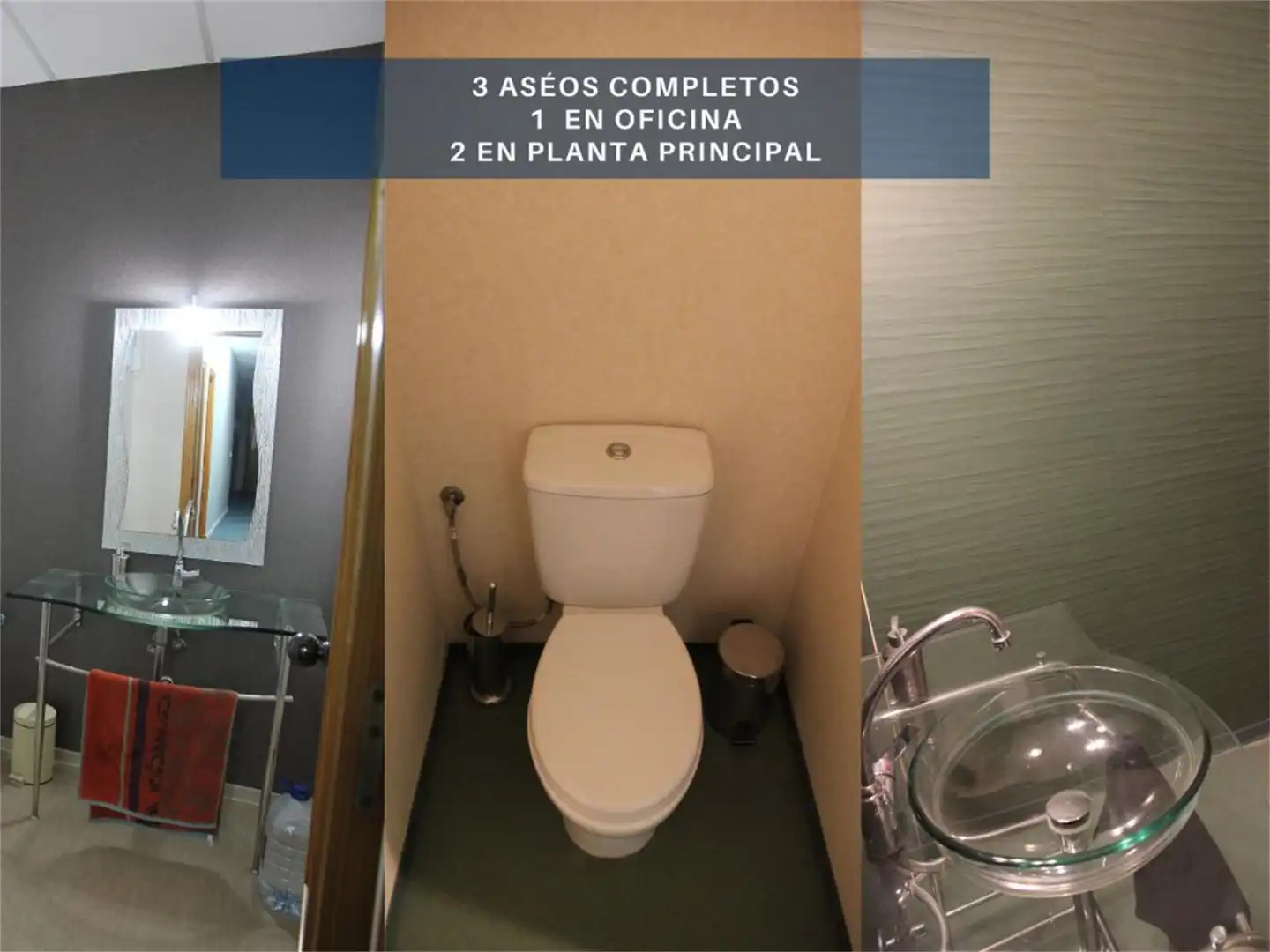 Industrial buildings for rent in Pasaje San Diego, 8, Miranda Bathroom of Industrial buildings for rent in Cartagena with Air Conditioner and Heating