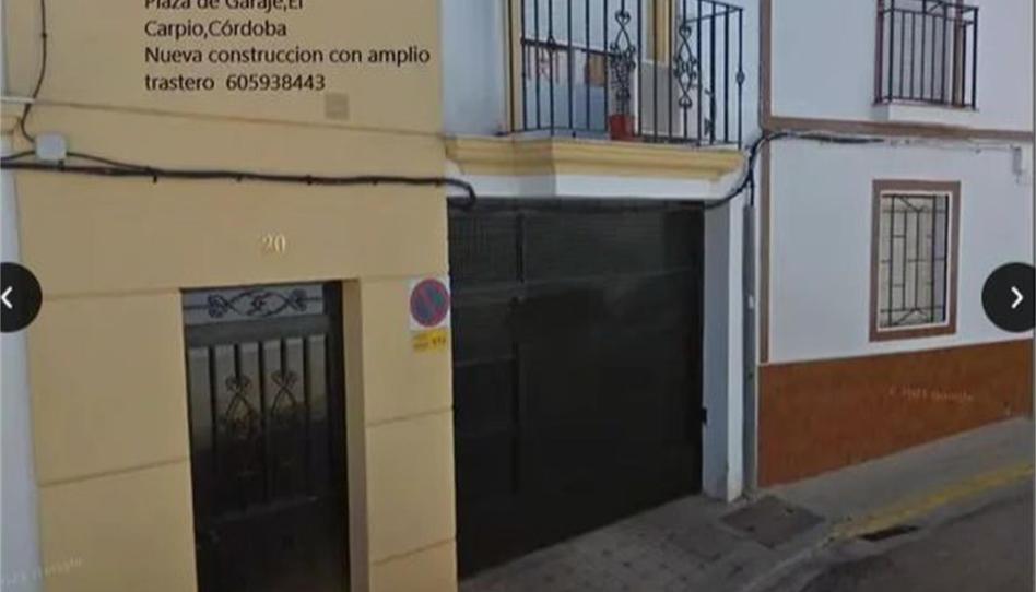 Garaje de alquiler en Calle la Cuerda, 20, El Carpio, Córdoba - imagen 1 Foto 1 de Garaje de alquiler en Calle la Cuerda, 20, El Carpio, Córdoba