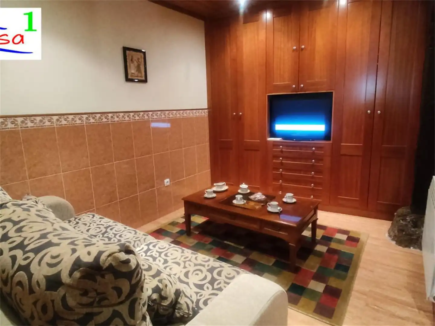 Living room of Detached homes for sale in Miraveche  with Heating, Parquet flooring and Terrace