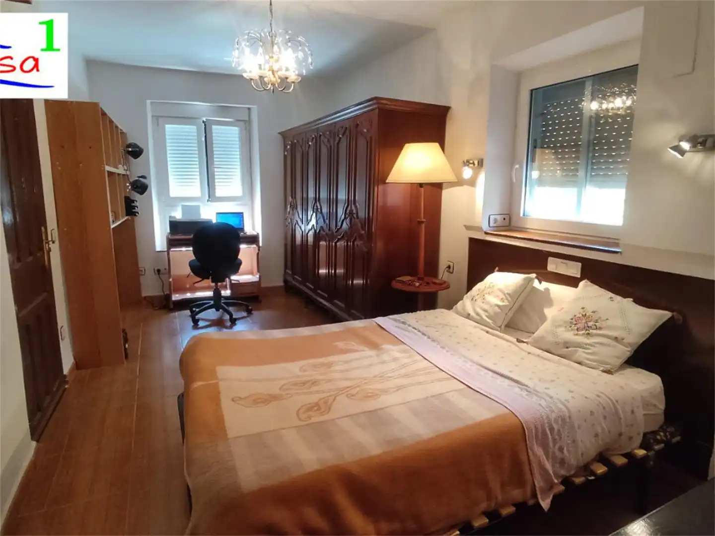 Bedroom of Detached homes for sale in Miraveche  with Heating, Parquet flooring and Terrace