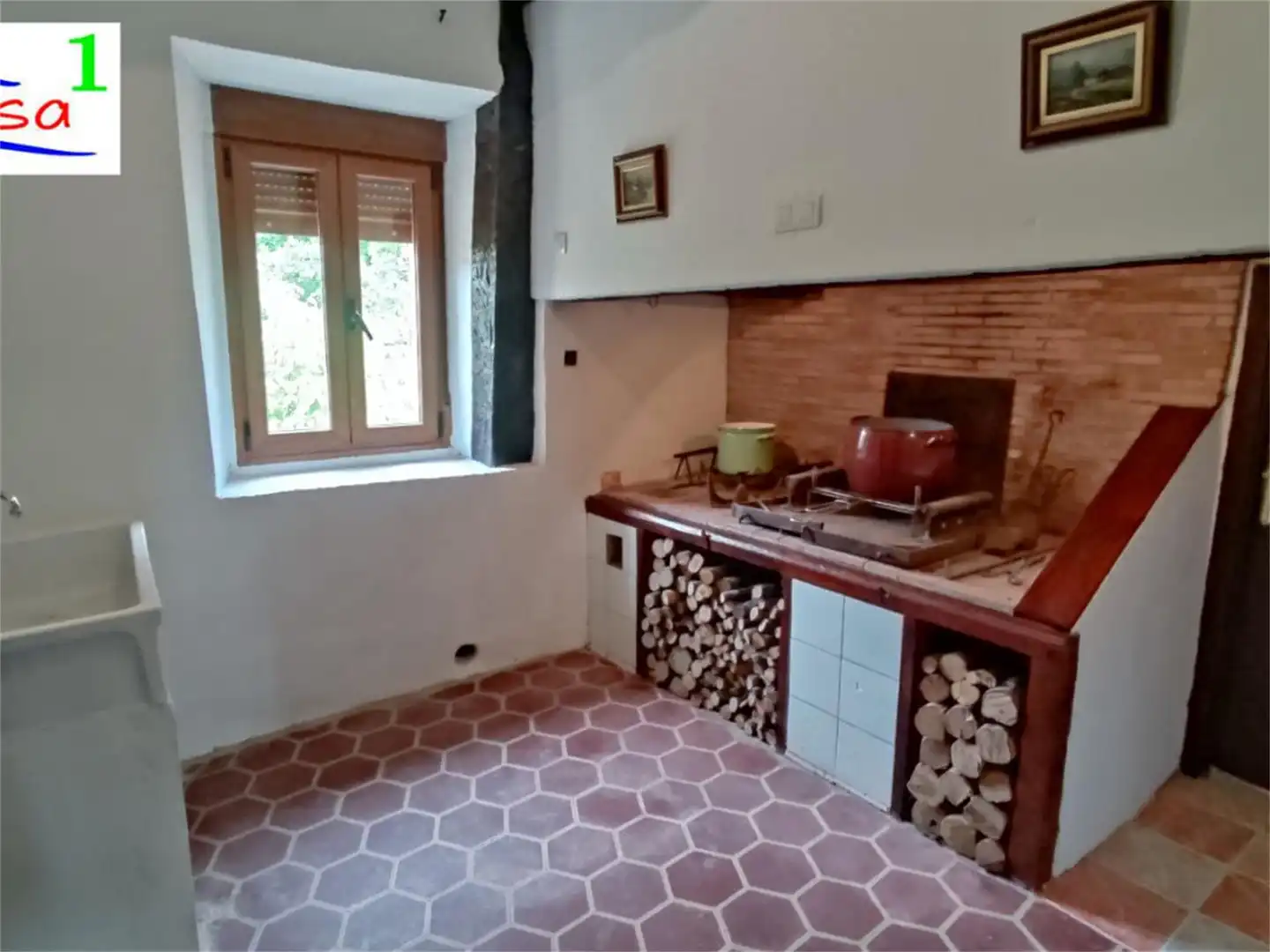 Kitchen of Detached homes for sale in Miraveche  with Heating, Parquet flooring and Terrace