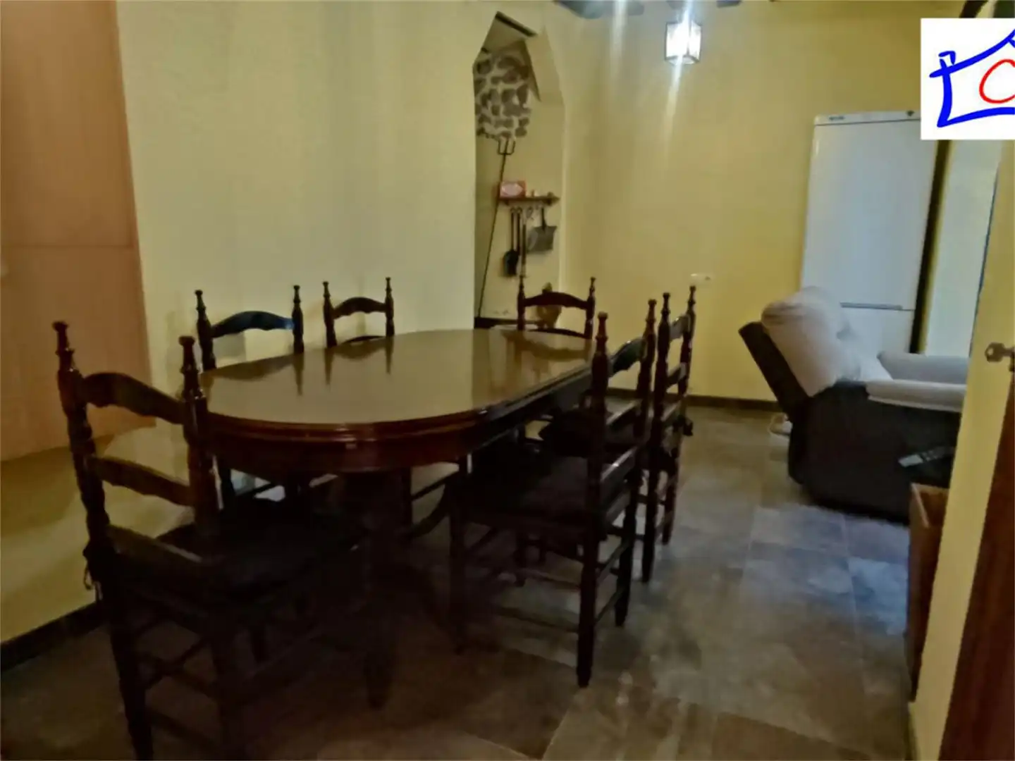 Dining room of Detached homes for sale in Miraveche  with Heating, Parquet flooring and Terrace