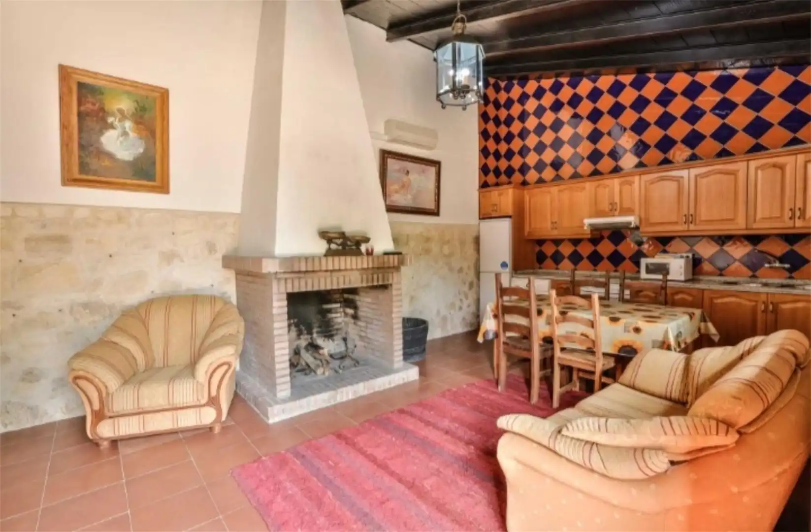 Sala de estar de Casa o chalet en venta en Carmona con Aire acondicionado, Calefacción y Jardín privado