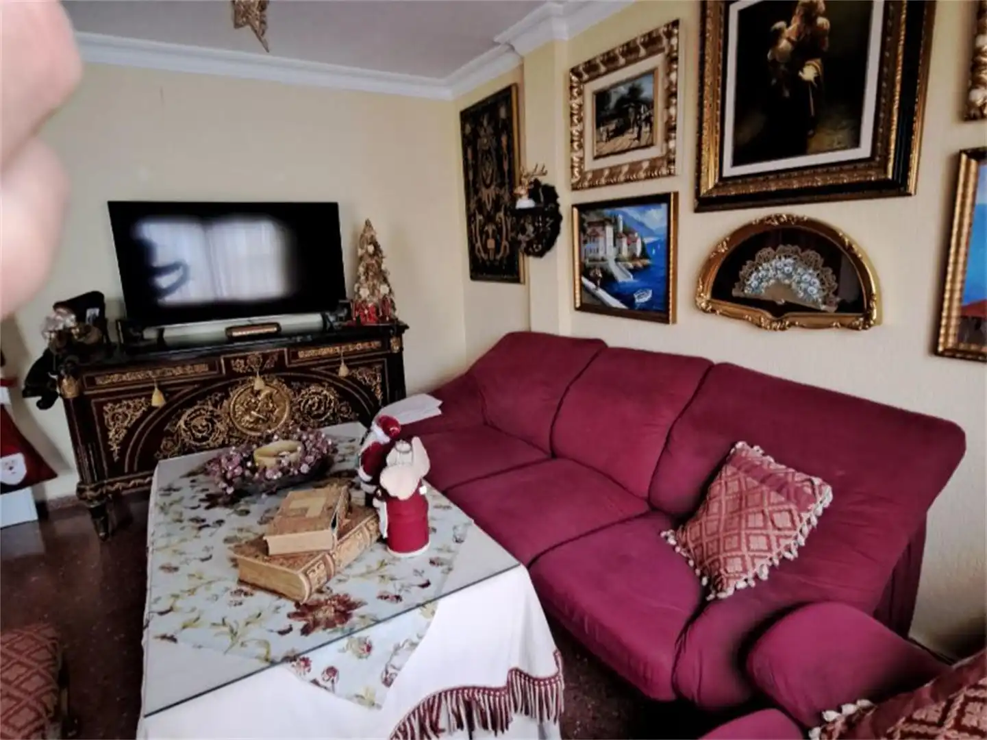 Sala de estar de Piso en venta en Cartaya con Aire acondicionado y Balcón