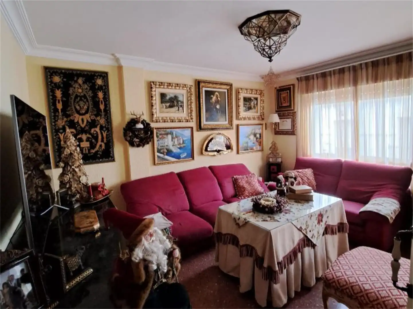 Sala de estar de Piso en venta en Cartaya con Aire acondicionado y Balcón