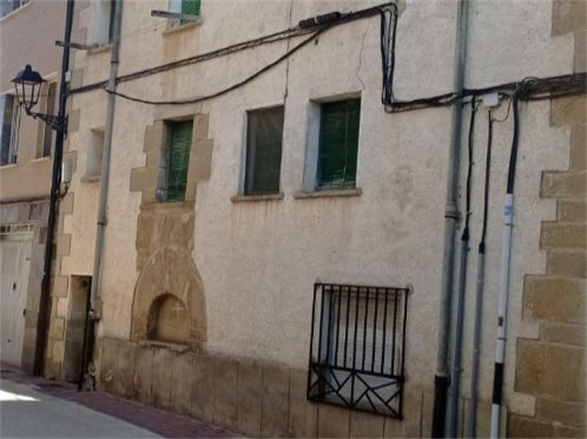 Vista exterior de Casa adosada en venda en Santacara amb Balcó