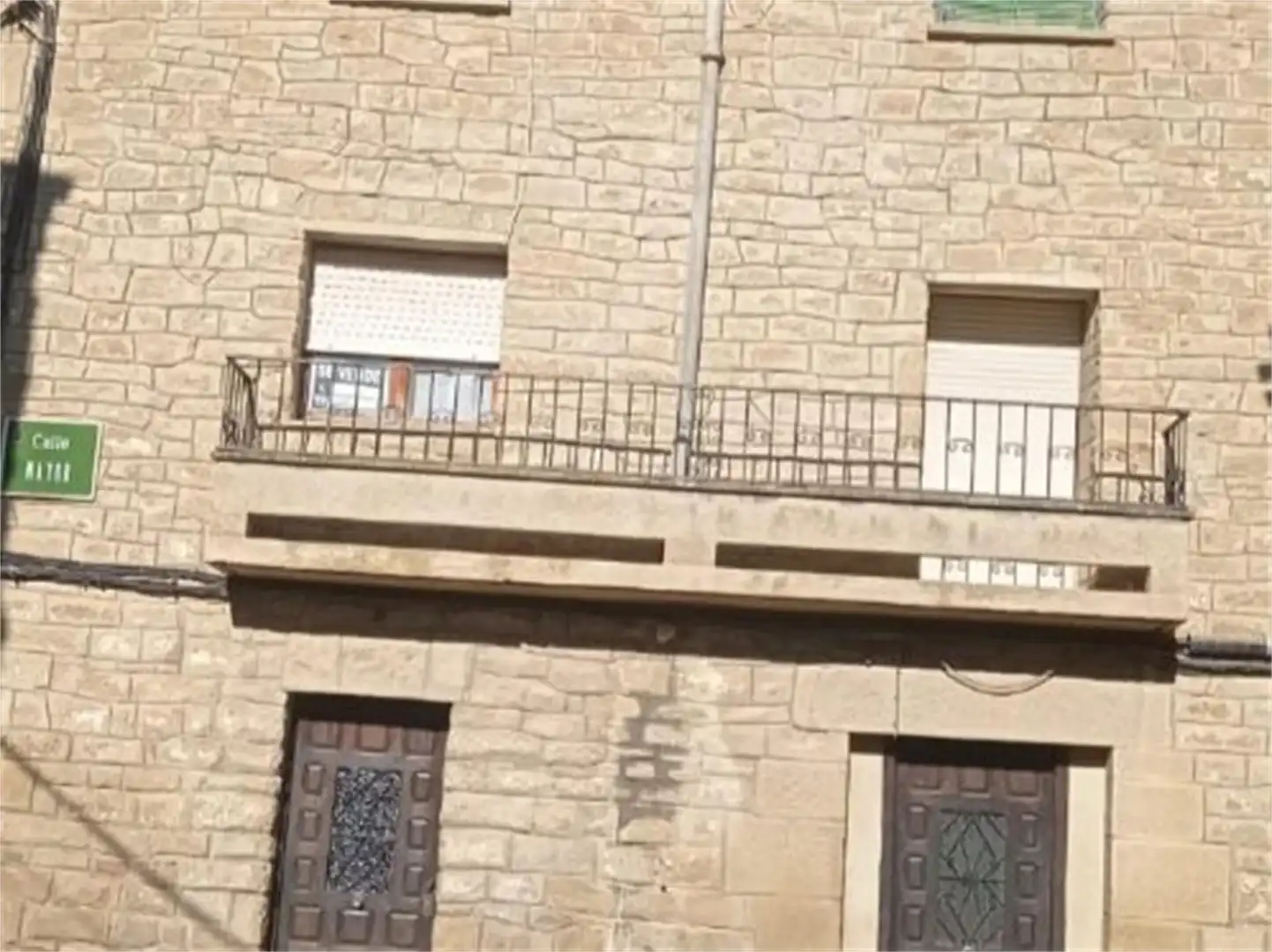 Vista exterior de Casa adosada en venda en Santacara amb Traster i Balcó