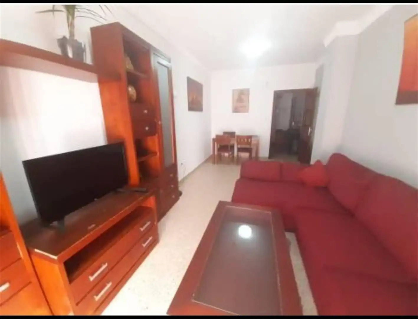 Living room of Flat for share in Sevilla  with Air Conditioner, Terrace and Furnished