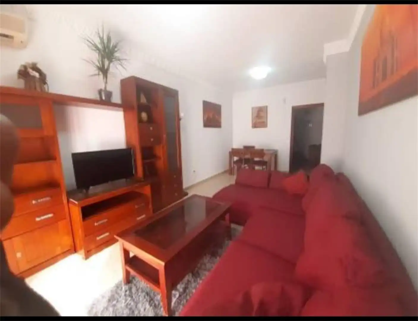 Living room of Flat for share in Sevilla  with Air Conditioner, Terrace and Furnished