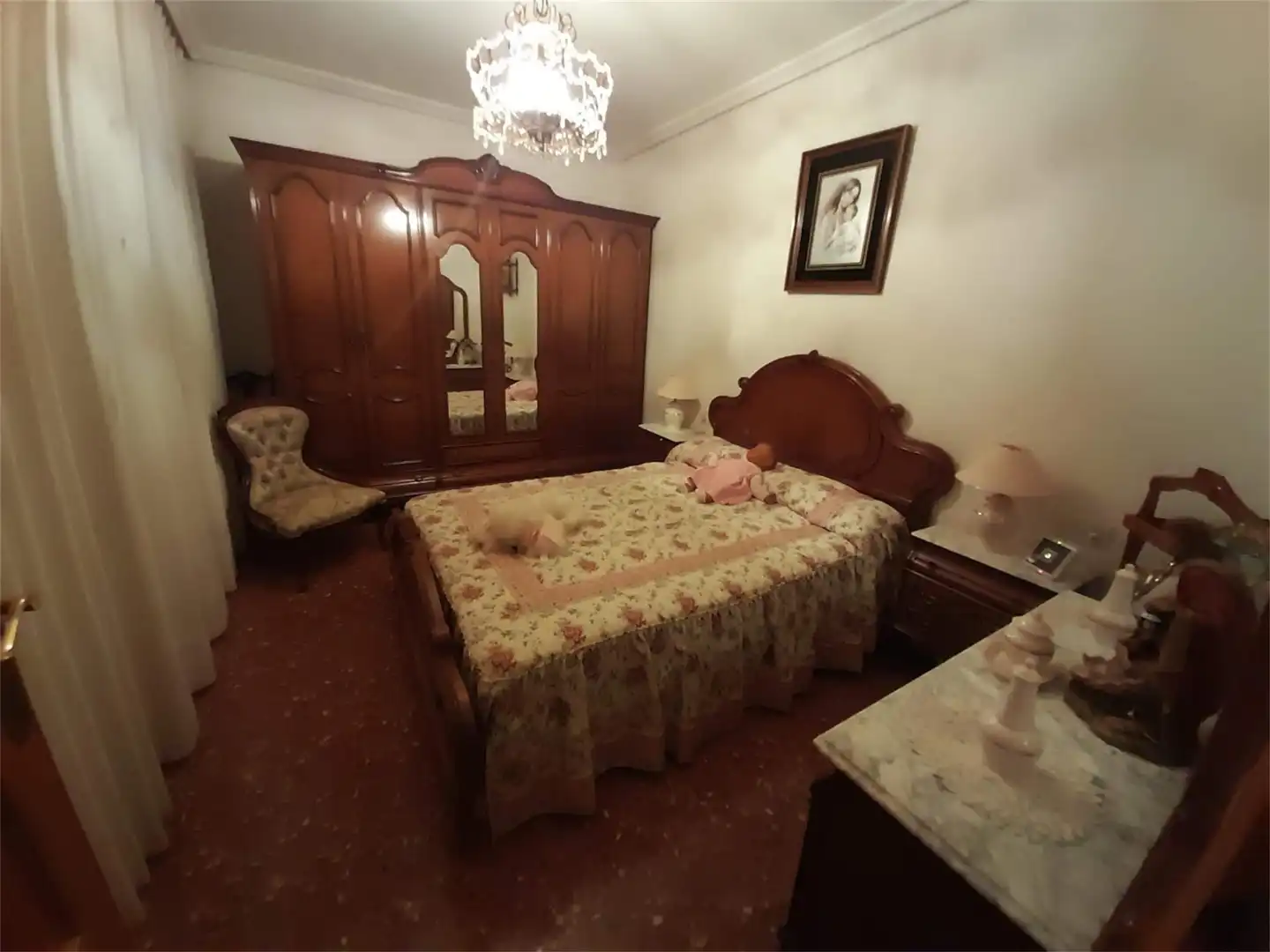 Detached homes for sale in Calle Salvador Giménez, 4b, Pedanías - Extrarradio Bedroom of Detached homes for sale in Albacete Capital with Air Conditioner, Terrace and Balcony