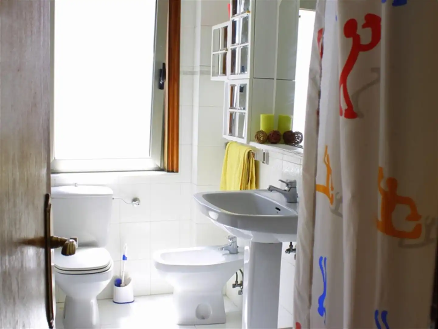 Bathroom of Flat for share in A Coruña Capital   with Parquet flooring and Furnished