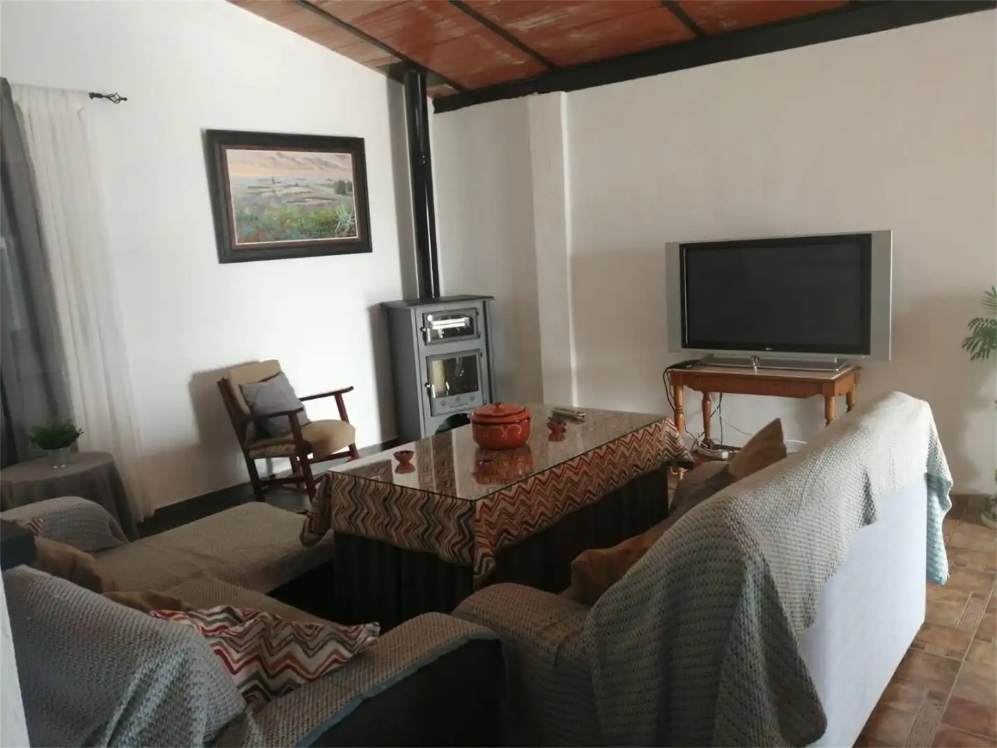 Casa o chalet de alquiler en Bornos Sala de estar de Casa o chalet de alquiler en Bornos con Aire acondicionado, Calefacción y Jardín privado