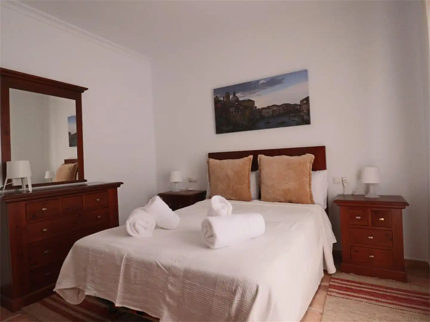 Detached homes for rent in Calle Almirante Cervera, 49, El Rompido Bedroom of Detached homes for rent in El Rompido with Air Conditioner, Private garden and Terrace