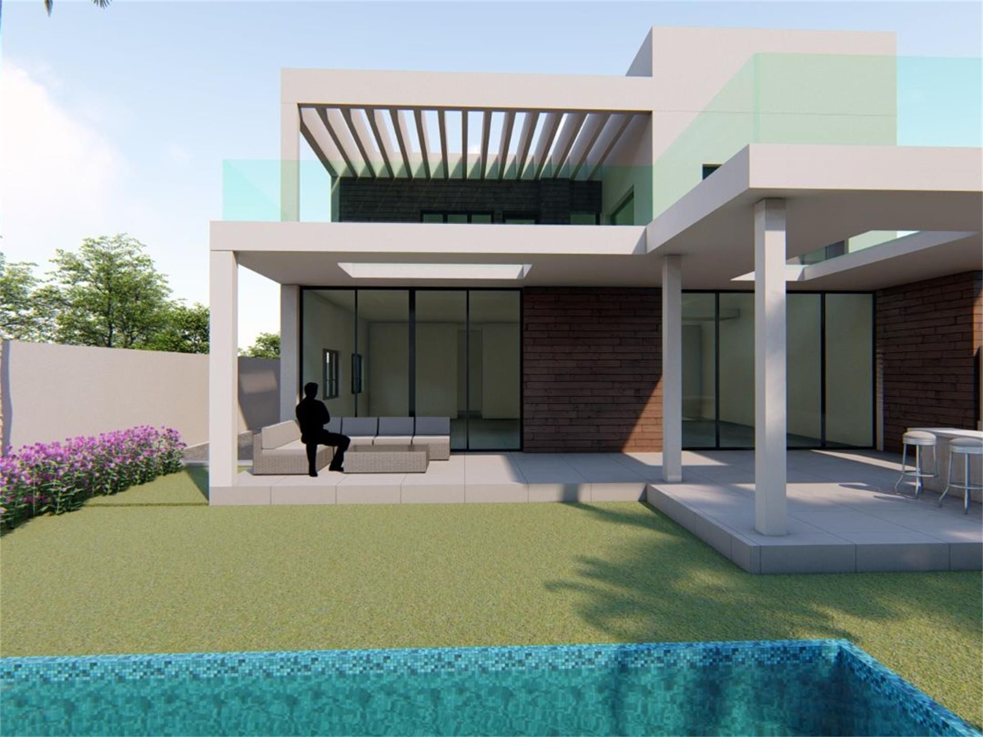 Swimming pool of Constructible Land for sale in Villaviciosa de Odón