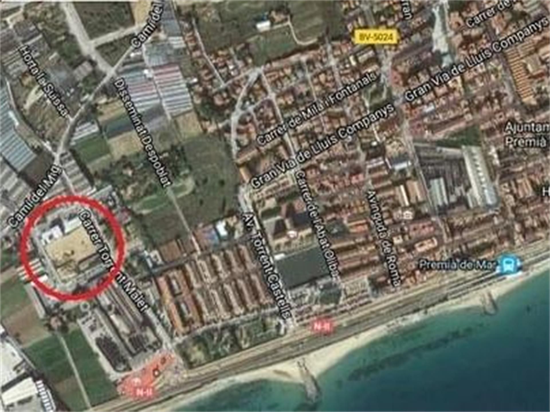 Vista exterior de Urbanitzable en venda en Premià de Mar