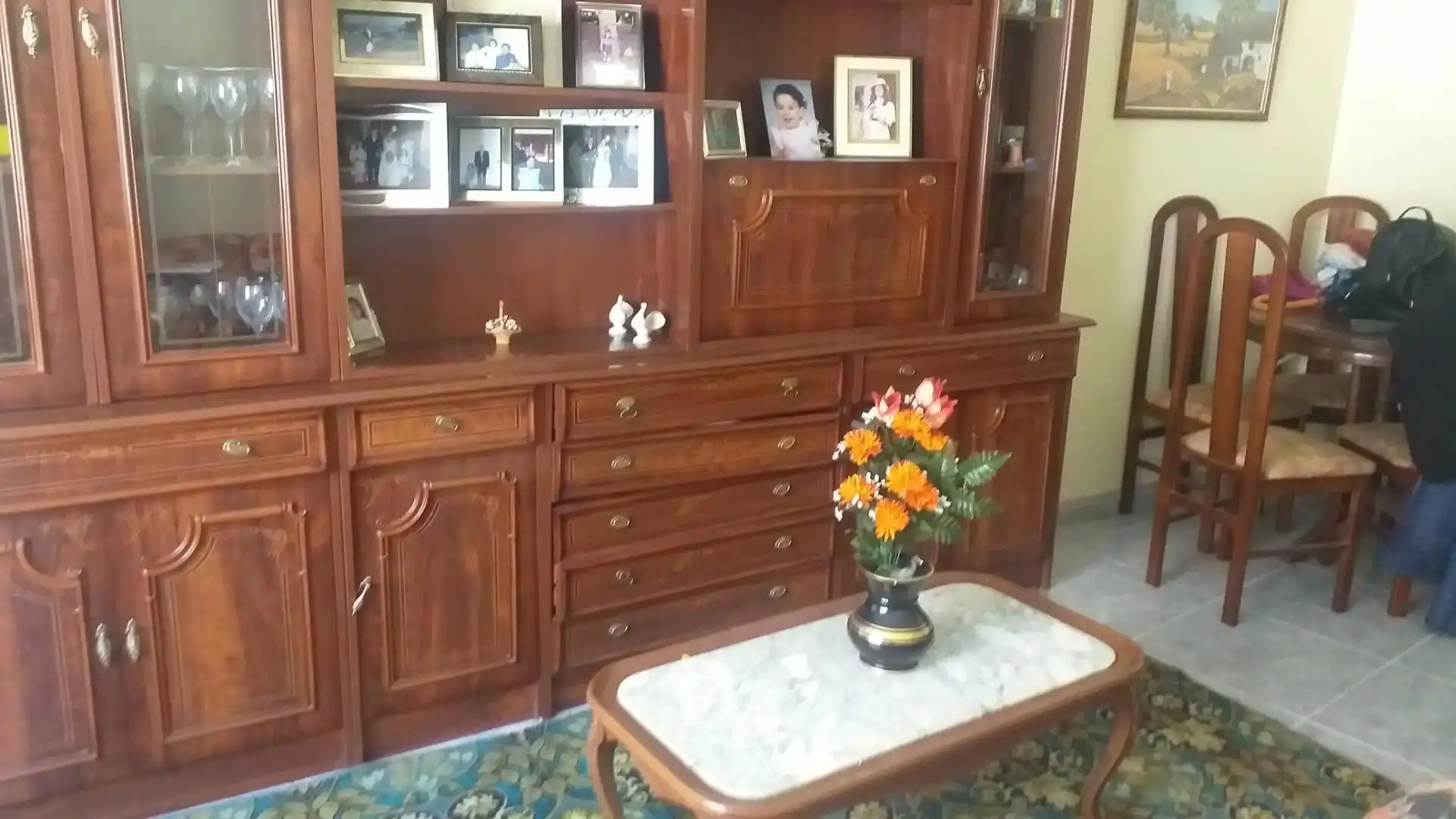 Sala d'estar de Casa o xalet en venda en Torrecilla de la Abadesa amb Calefacció, Traster i Moblat