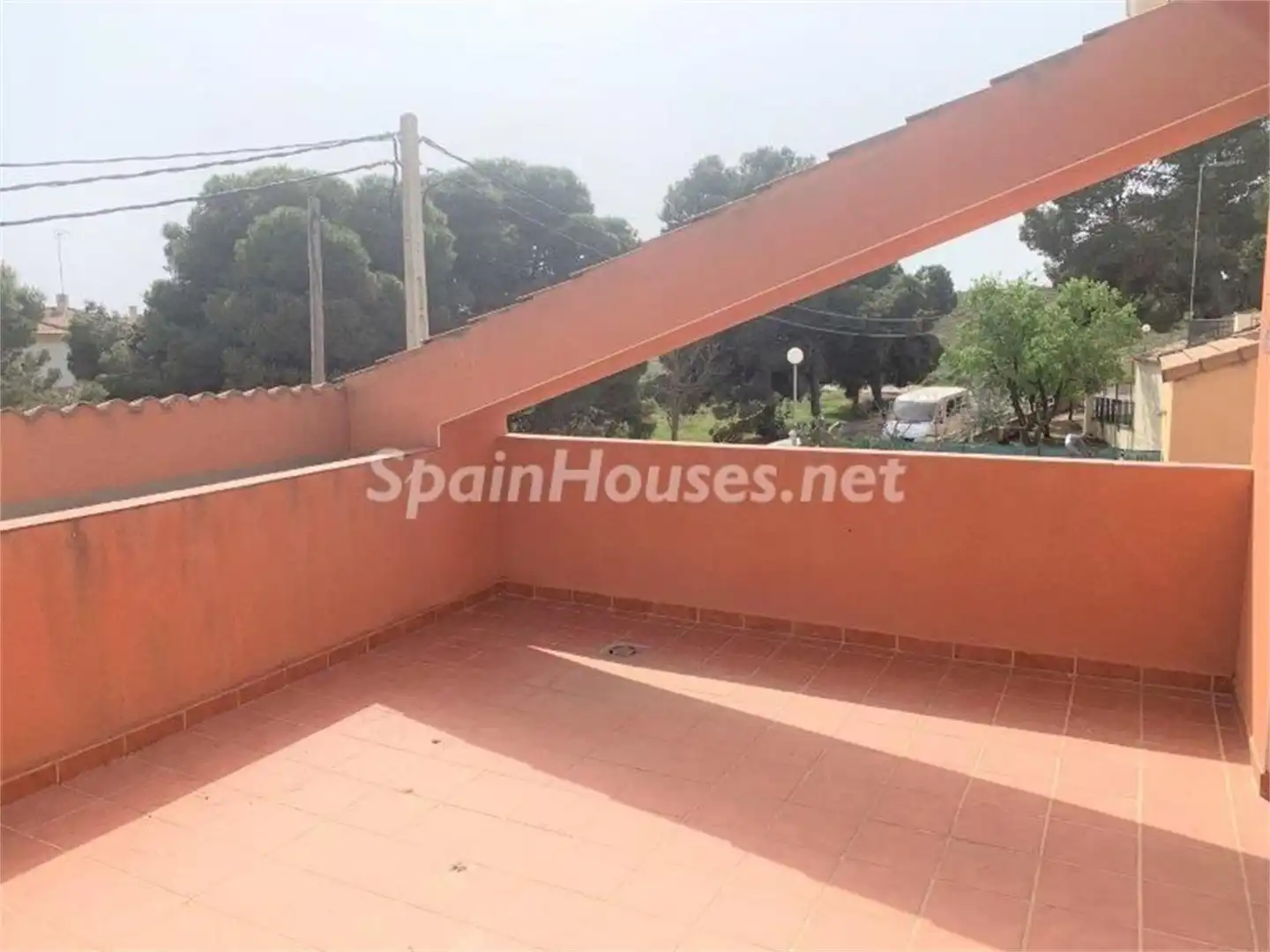 Terraza de Casa adosada en venta en Caspe con Calefacción, Jardín privado y Terraza