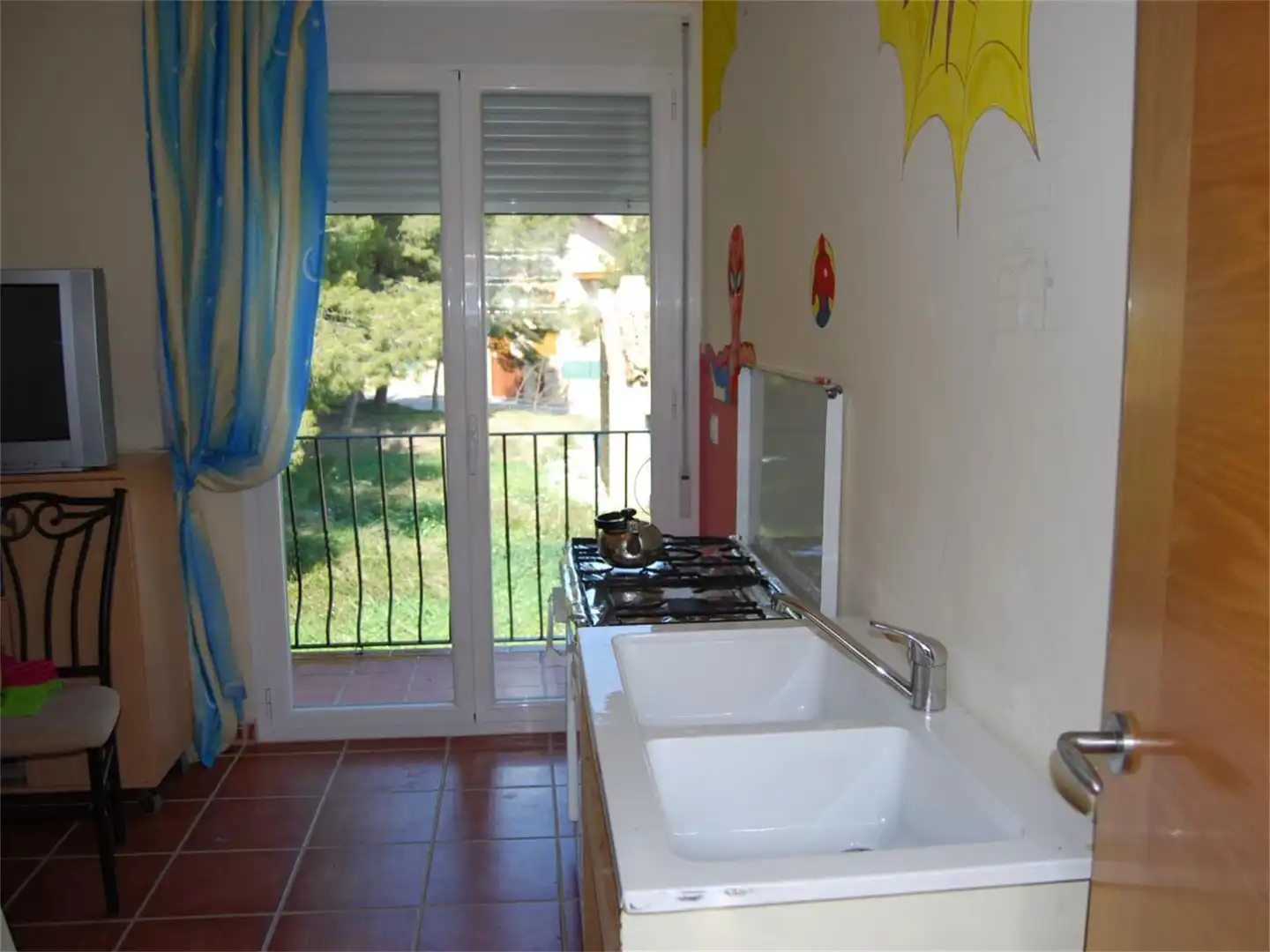 Cocina de Casa adosada en venta en Caspe con Calefacción, Jardín privado y Terraza
