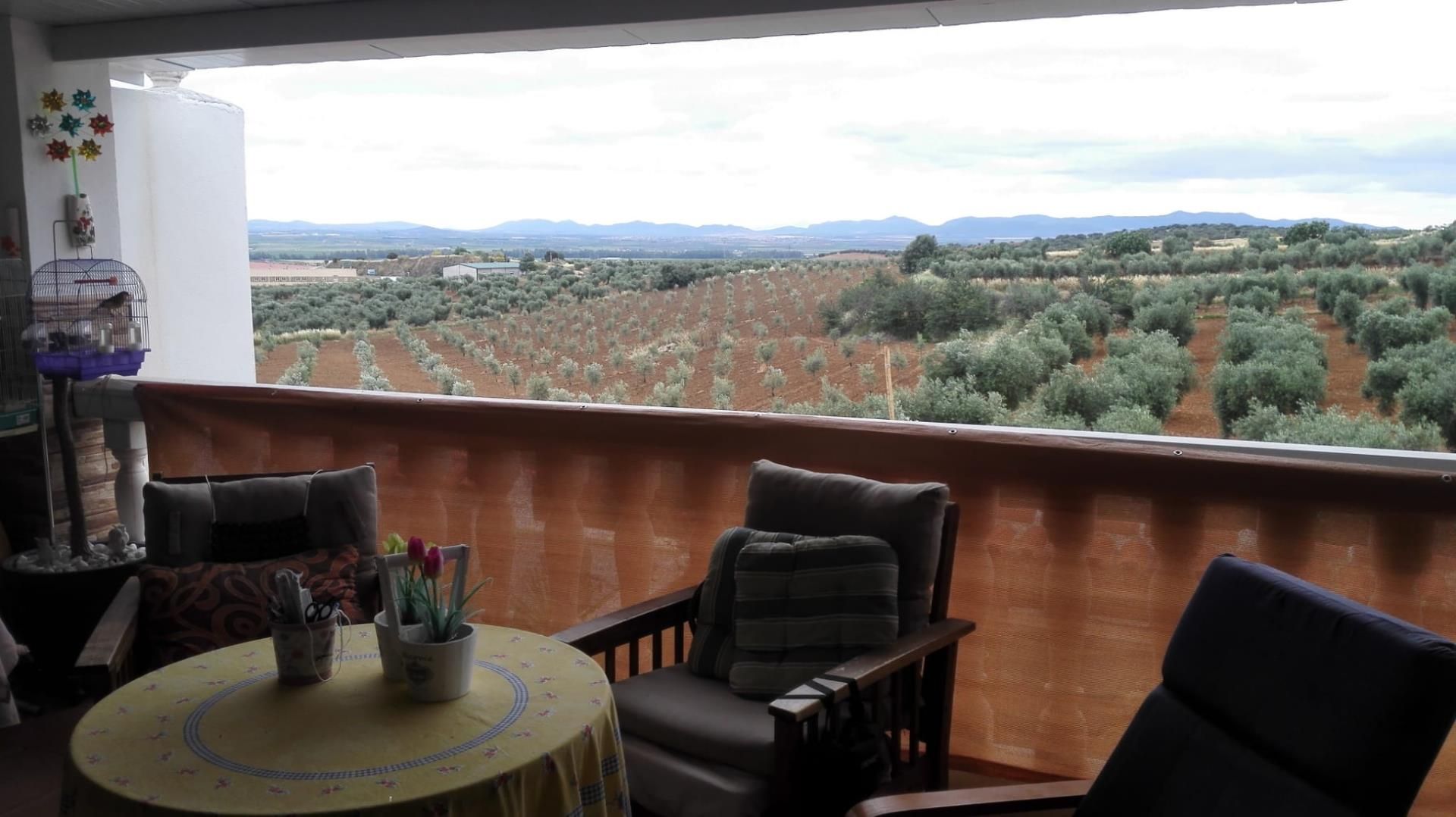 Balcony of Single-family semi-detached for sale in San Pedro de Mérida  with Private garden, Terrace and Storage room