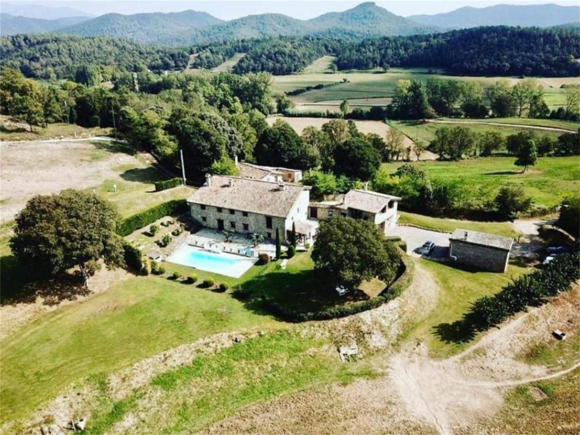 Garden of Country house for sale in Mieres (Girona)  with Terrace, Swimming Pool and Balcony