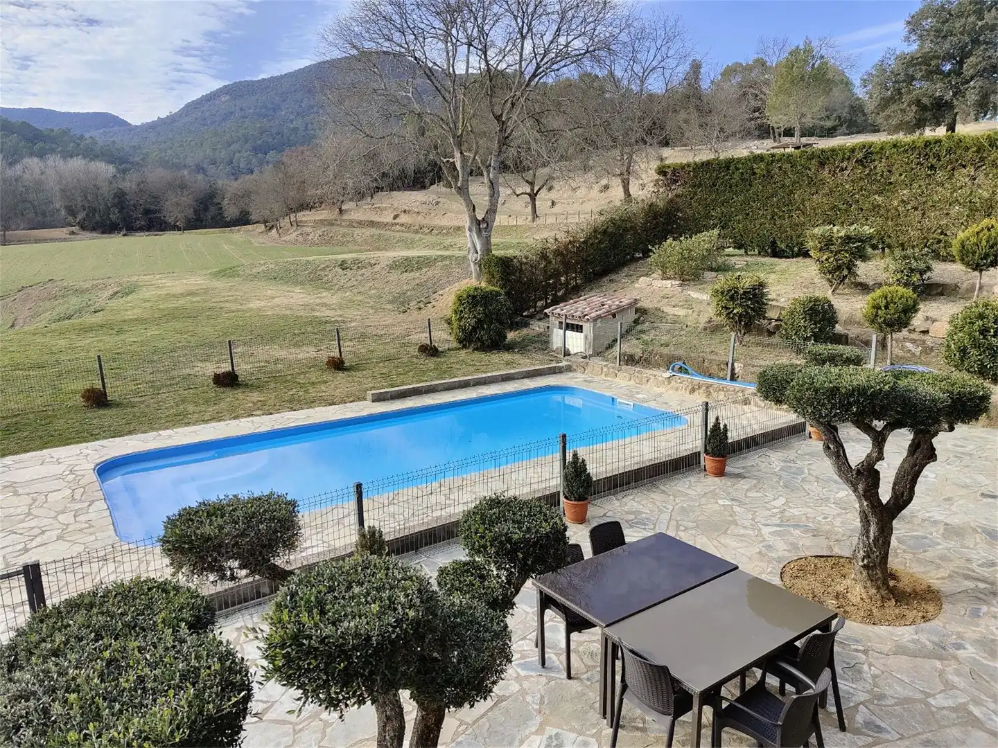 Piscina de Pis en venda en Mieres (Girona) amb Terrassa, Piscina i Balcó