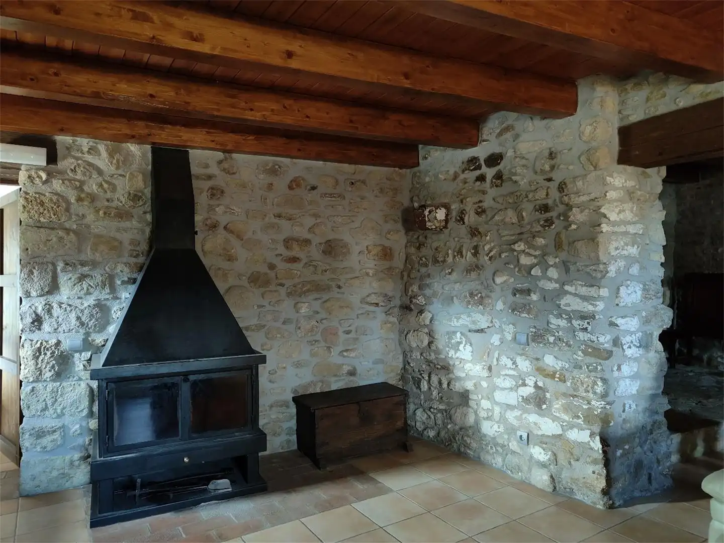 Sala d'estar de Pis en venda en Mieres (Girona) amb Terrassa, Piscina i Balcó
