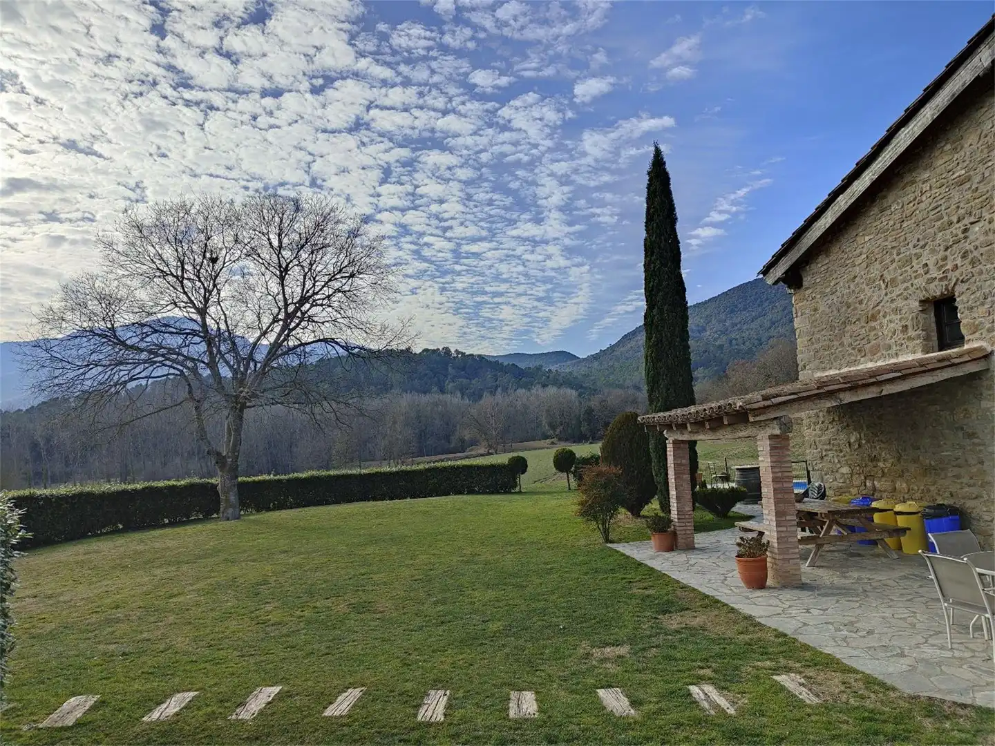 Jardí de Pis en venda en Mieres (Girona) amb Terrassa, Piscina i Balcó