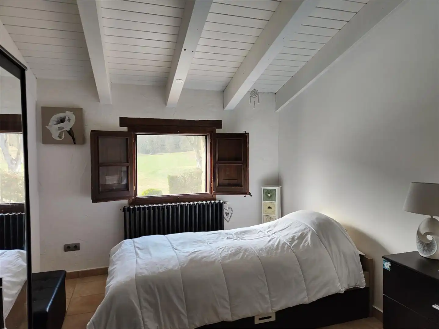 Dormitori de Pis en venda en Mieres (Girona) amb Terrassa, Piscina i Balcó