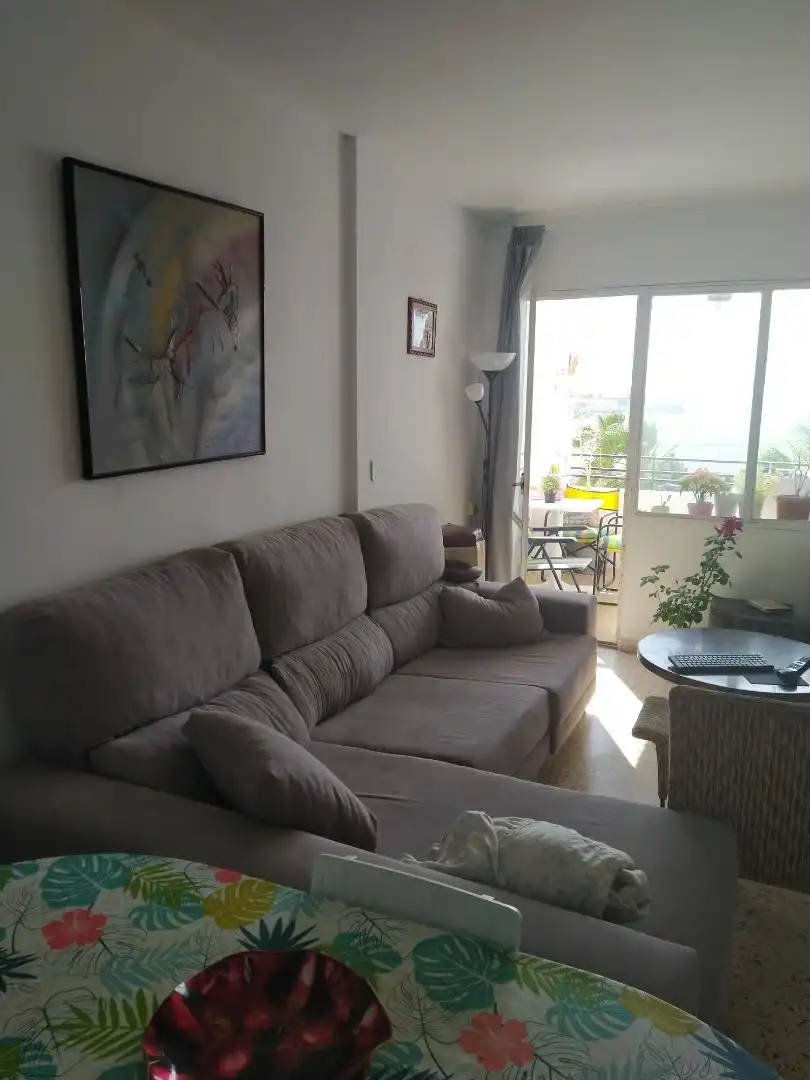 Wohnzimmer von Wohnung zur untervermieten in Motril mit Terrasse, Ofen und Waschmaschine