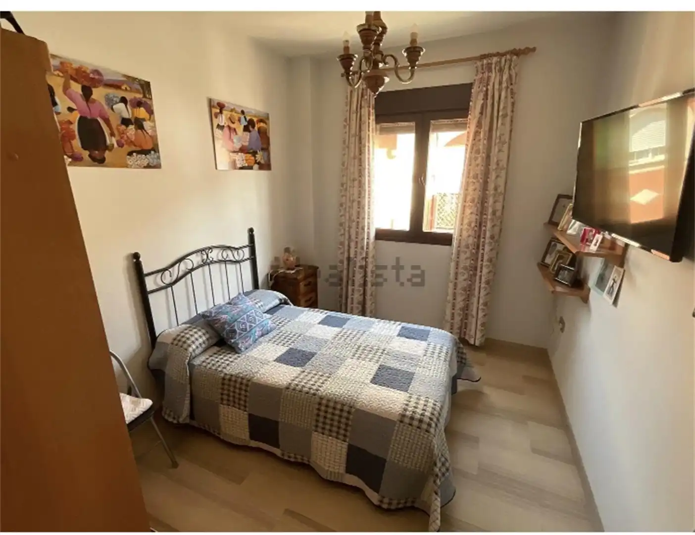 Bedroom of Flat for share in Alfacar  with Air Conditioner, Terrace and Furnished