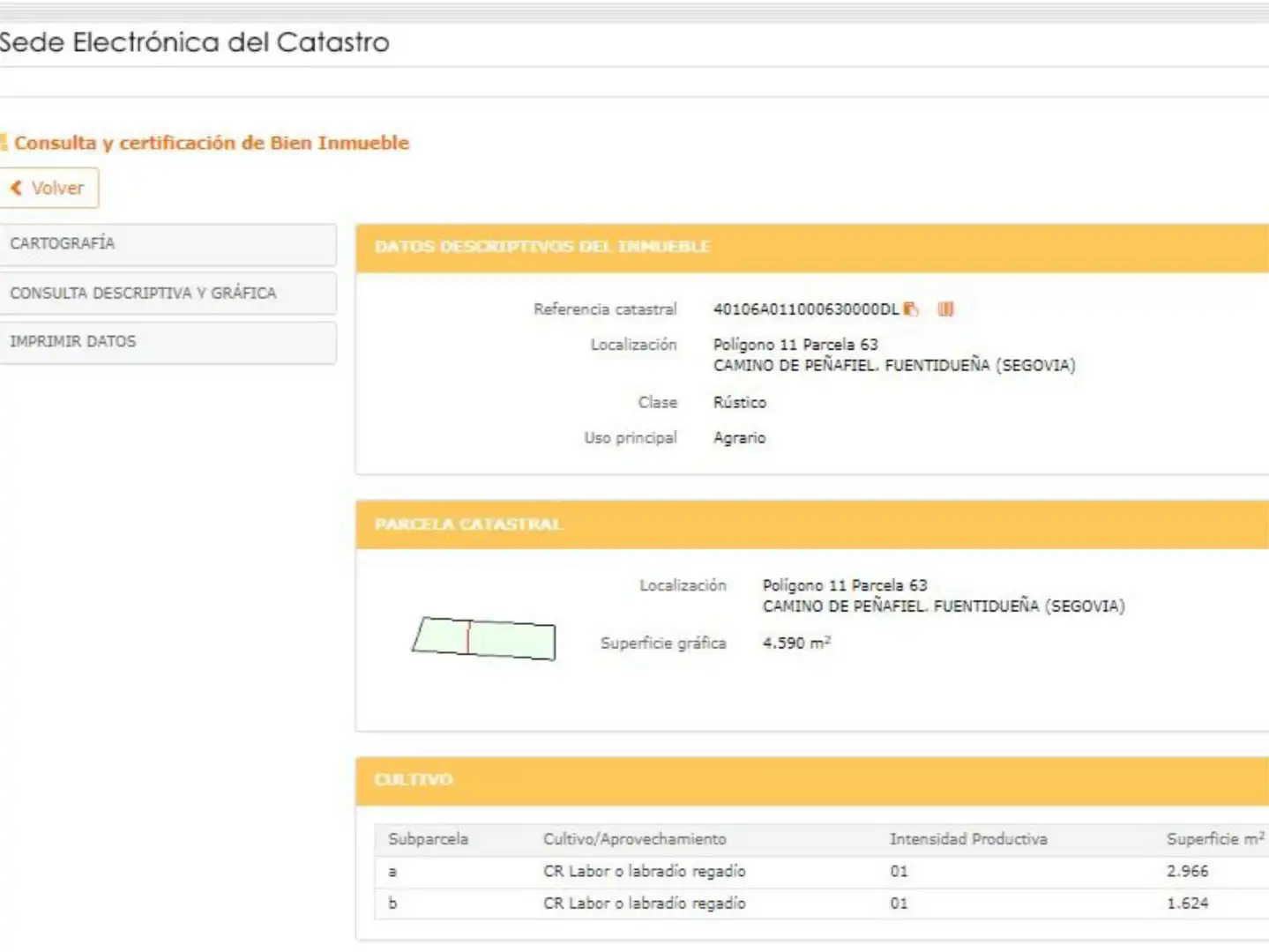 Terreno en venta en Calabazas de Fuentidueña Jardín de Terreno en venta en Calabazas de Fuentidueña