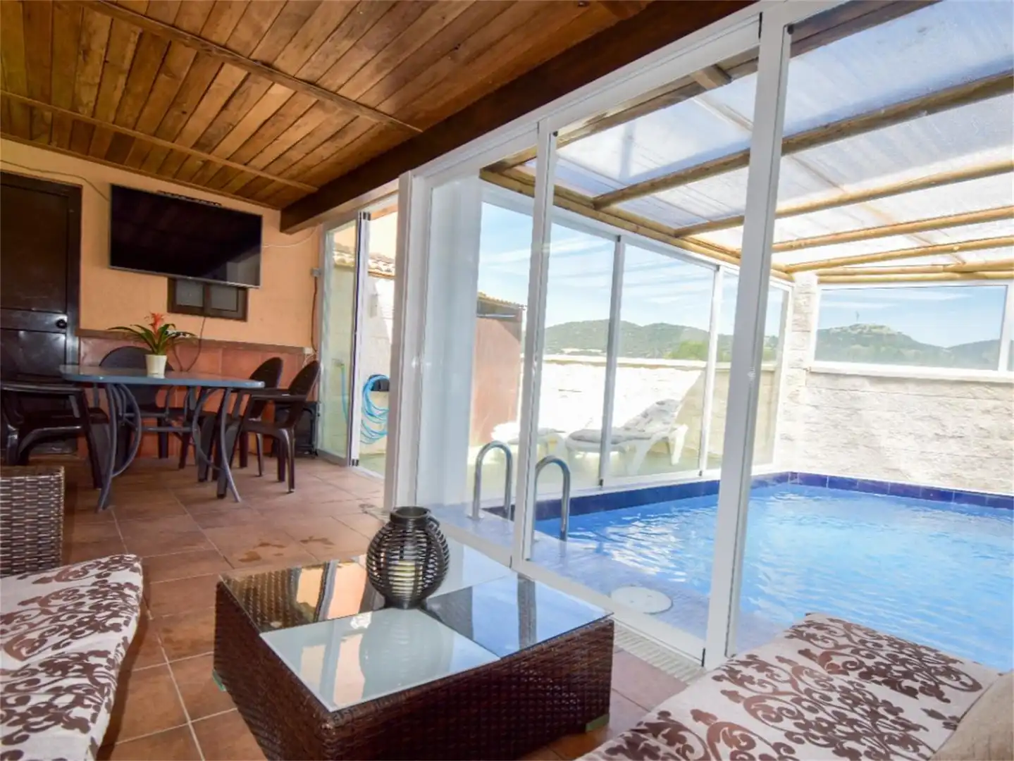 Swimming pool of Detached homes for sale in Arriate  with Air Conditioner, Heating and Terrace
