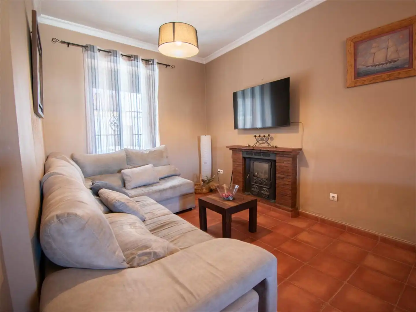 Living room of Detached homes for sale in Arriate  with Air Conditioner, Heating and Terrace