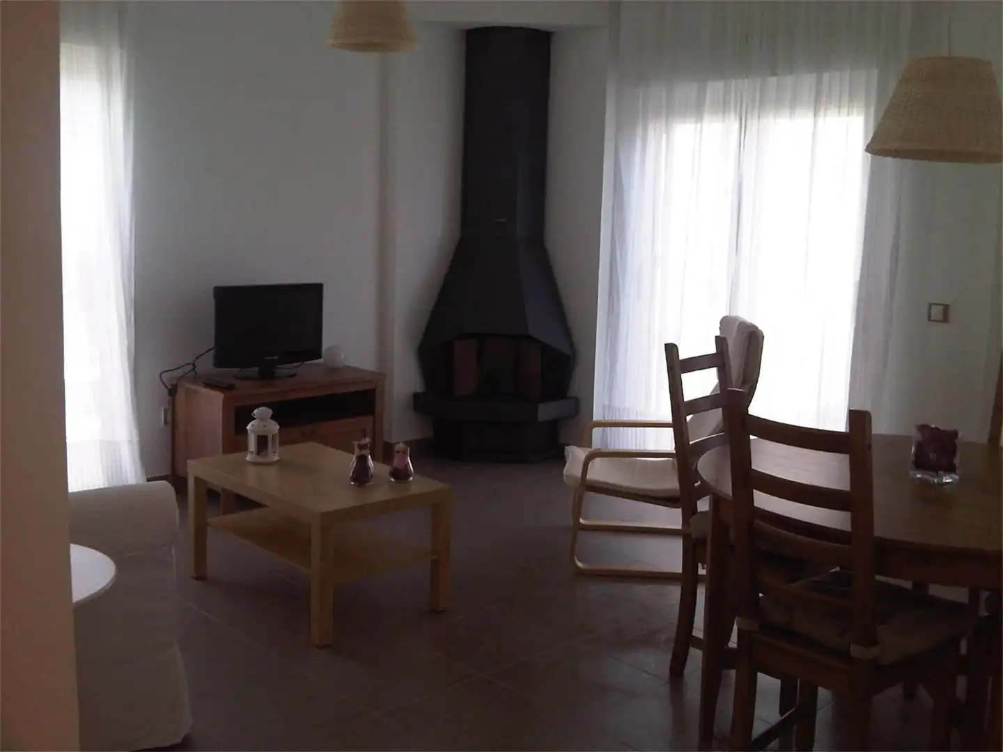 Wohnzimmer von Wohnung zum Verkauf in San Nicolás del Puerto mit Privatgarten, Terrasse und Möbliert