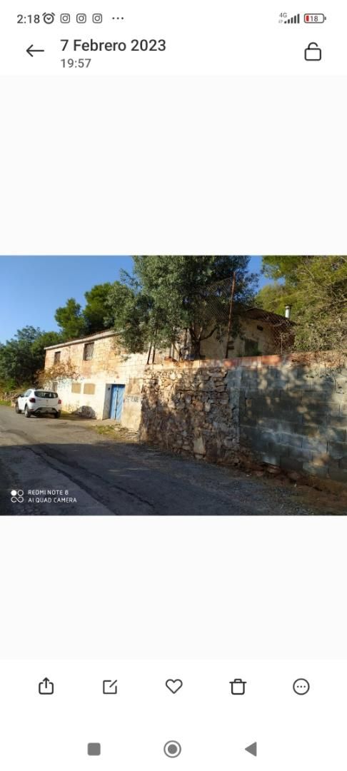 Vista exterior de Finca rústica en venda en La Vall d'Uixó